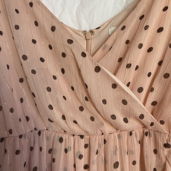Madewell Ruffle-Strap Wrap Dress in Inkspot Dots Size 6 - Picture 10 of 13